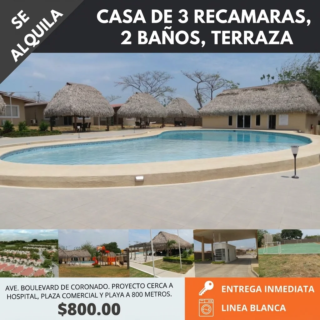 Casa en Alquiler en Coronado en Coronado, Panamá